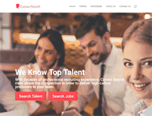 Tablet Screenshot of cameosearch.com